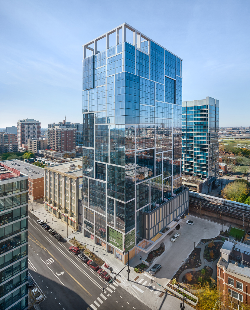 1400 S Wabash 1400 Wabash Apartments Aerial
