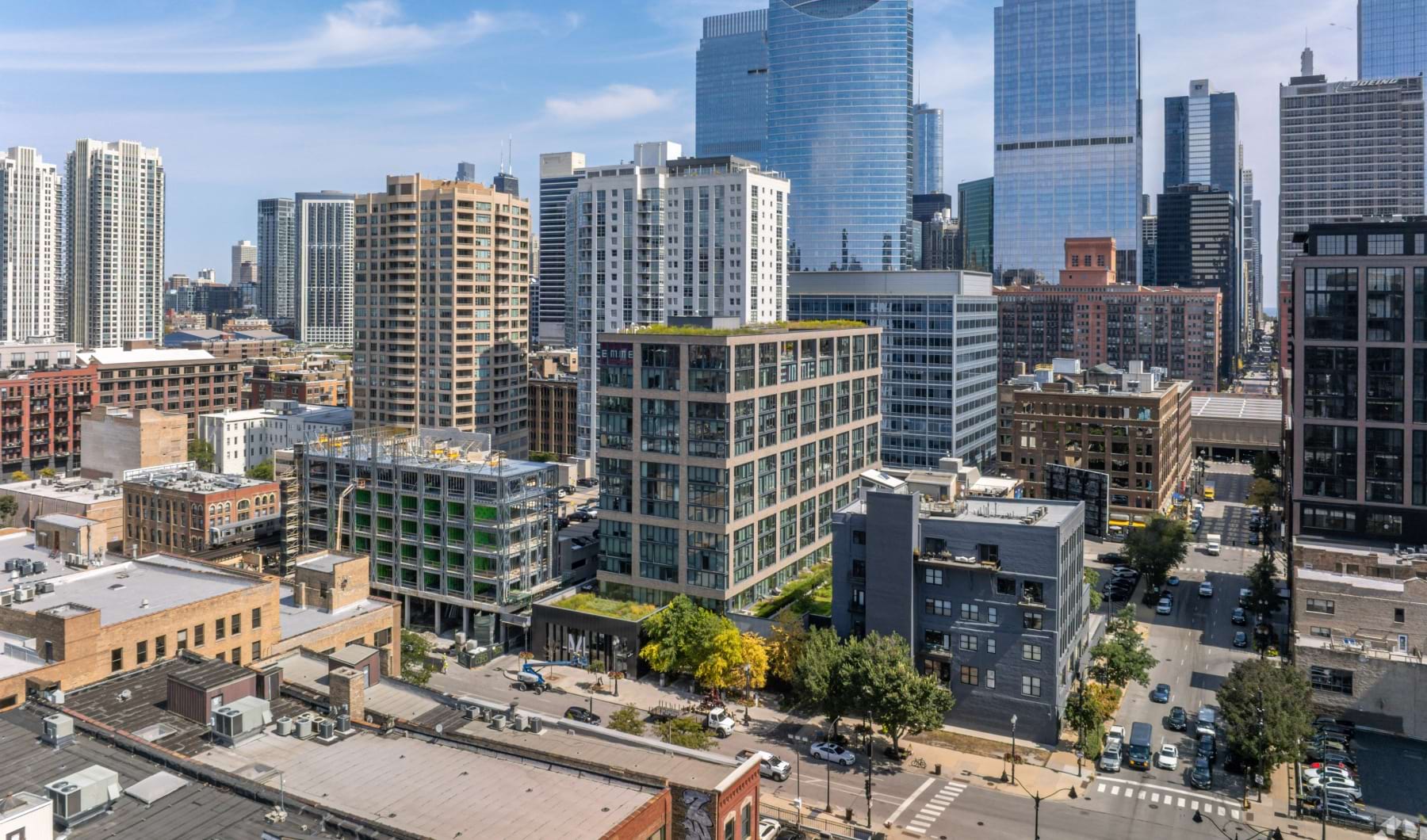 building exterior aerial