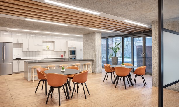 Imprint Apartments Demonstration Kitchen